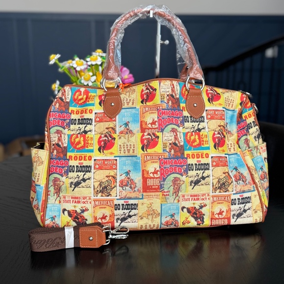 American Bling by Montana West Weekender Bag NWT - Picture 1 of 7